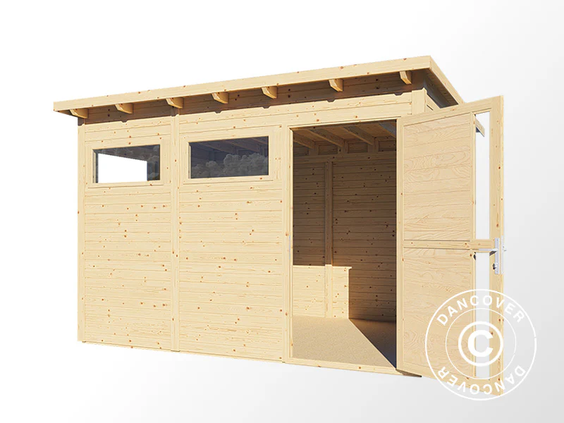 Szopa drewniana, Bertilo Pentus 3, 3,37x2,34x2,33m, 7,65m², Naturalne drewno - Image 4