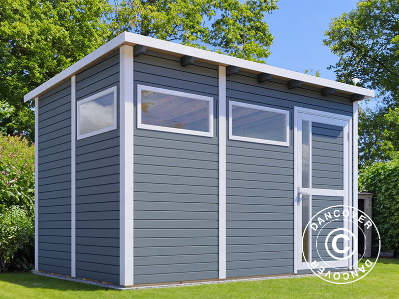 Szopa drewniana, Bertilo Pentus 3, 3,37x2,34x2,33m, 7,65m², Szara - Image 2