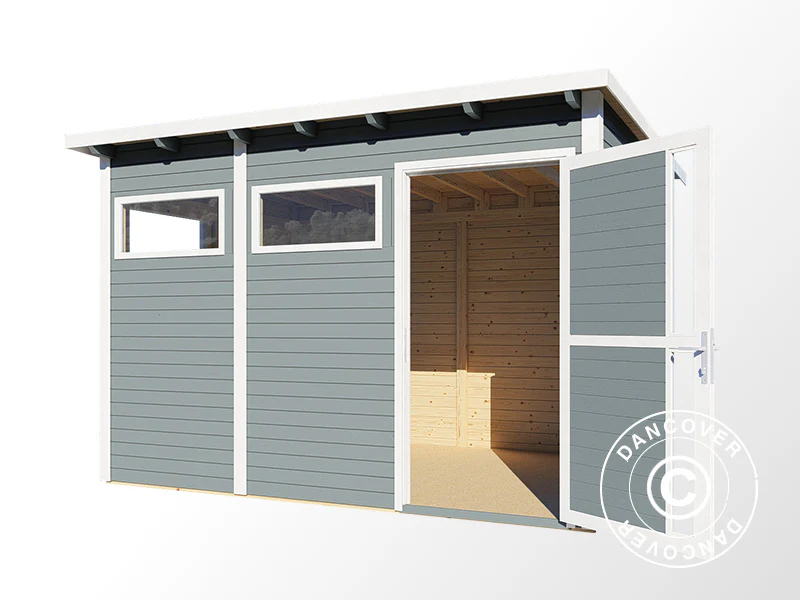 Szopa drewniana, Bertilo Pentus 3, 3,37x2,34x2,33m, 7,65m², Szara - Image 4