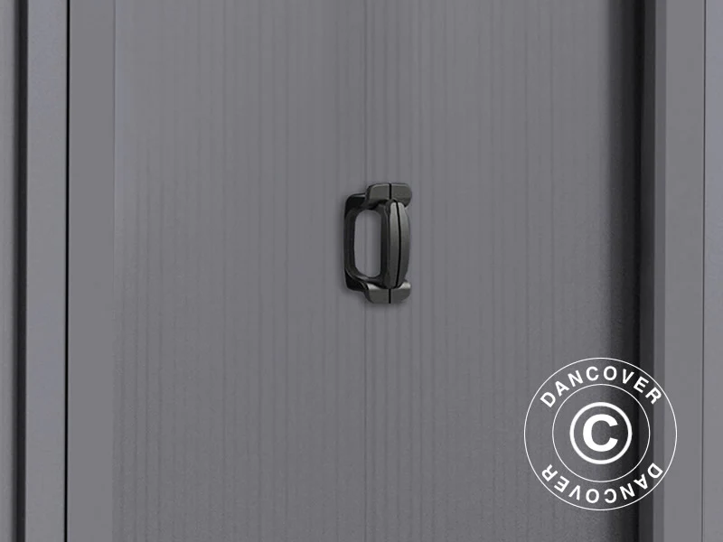 Szopa ogrodowa, 2,01x1,21x1,76m, 2,43m², ProShed®, Aluminium Szary - Image 4