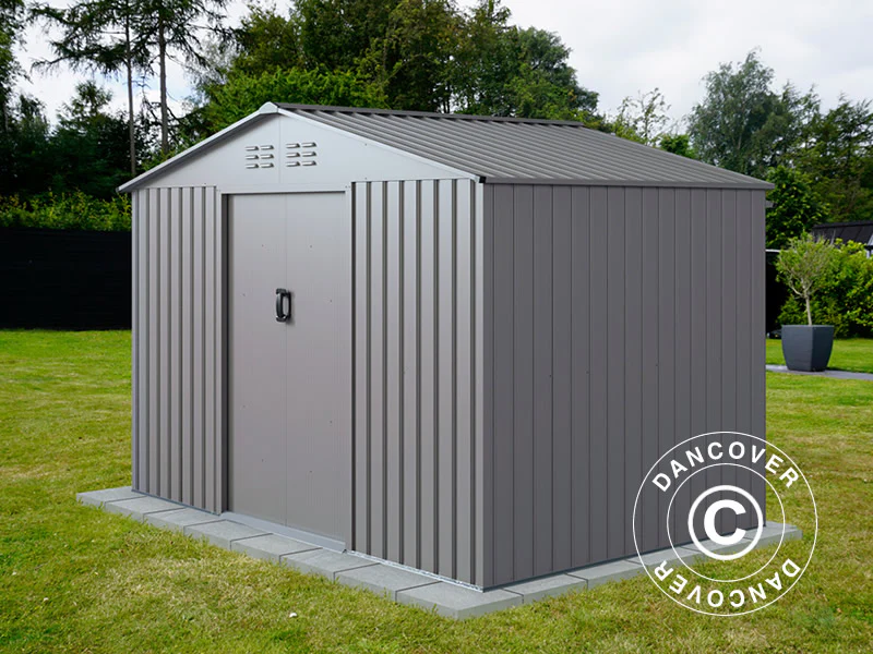 Szopa ogrodowa 2,77x1,91x1,92m, 5,29m², ProShed®, Aluminium Szary - Image 2