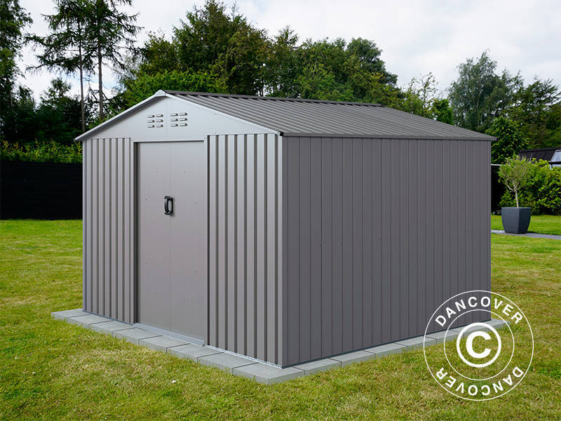 Szopa ogrodowa 2,77x2,55x1,92m, 7,06m², ProShed®, Aluminium Szary - Image 2