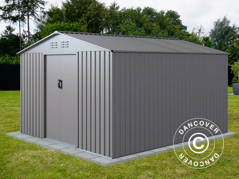 Szopa ogrodowa 2,77x3,19x1,92m, 8,84m², ProShed®, Aluminium Szary - Image 2