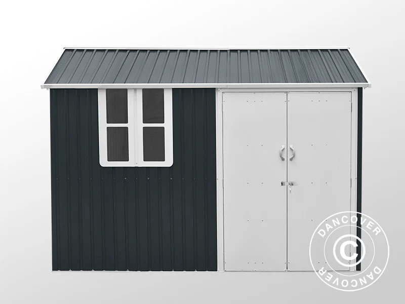 Szopa ogrodowa, 3,02x1,72x2,29m, 5,19m², Antracyt/Biały - Image 4