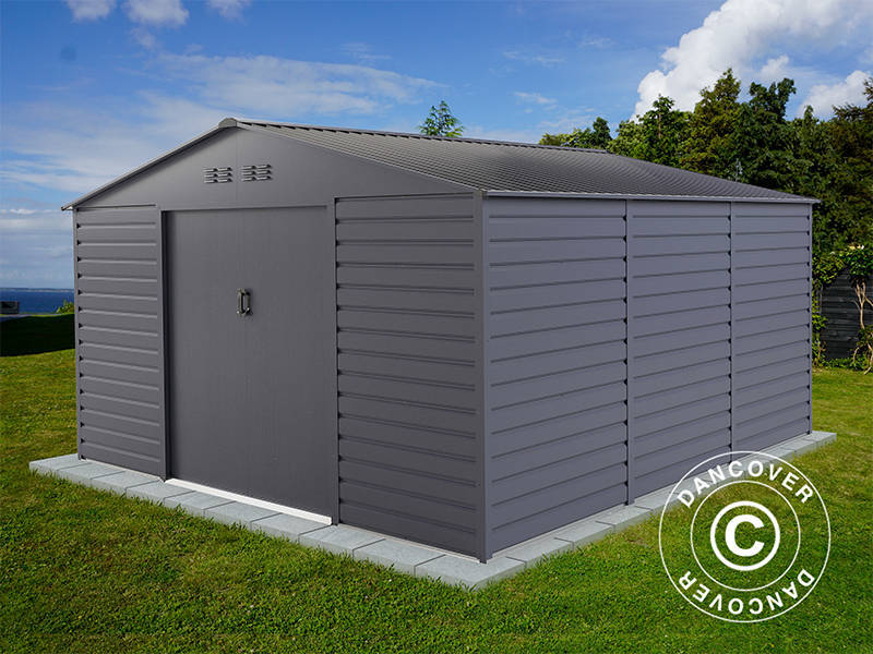 Szopa ogrodowa 3,4x3,82x2,05m, 12,99m², ProShed®, Antracyt - Image 2