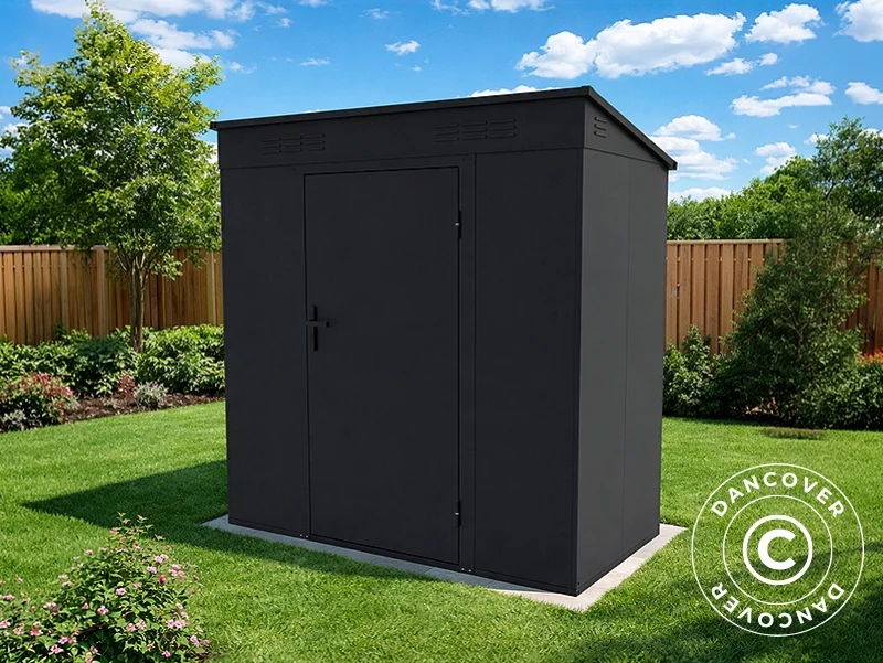 Szopa ogrodowa, metalowa szafka 1,67x0,87x1,75m, 1,45m2, ProShed®, Antracyt - Image 4