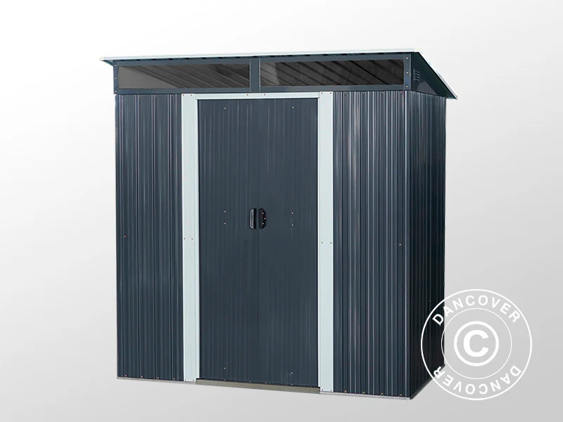 Szopa ogrodowa ze świetlikiem 1,95x1,21x1,96m, 2,35m², ProShed®, Antracyt/Biały - Image 4