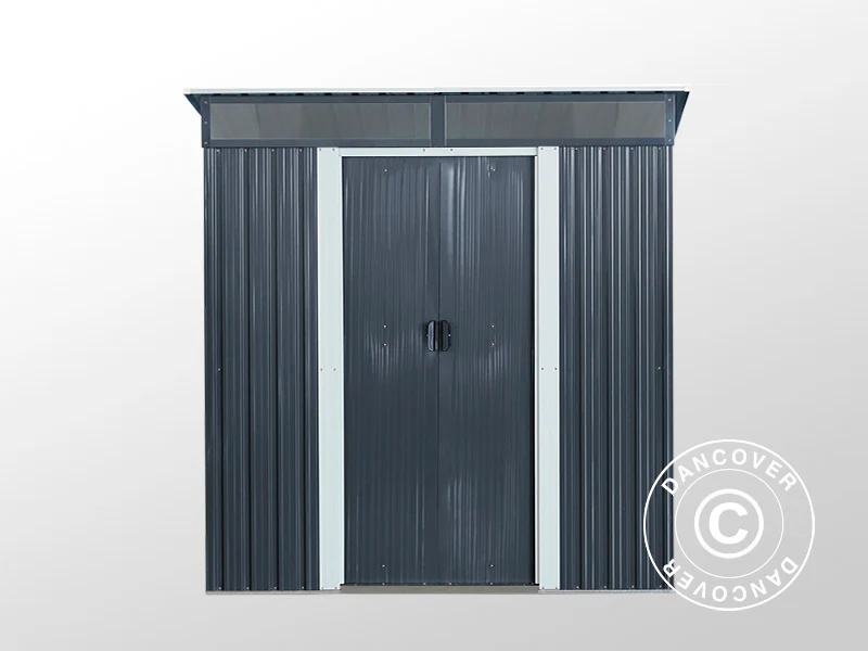 Szopa ogrodowa ze świetlikiem 1,95x1,21x1,96m, 2,35m², ProShed®, Antracyt/Biały - Image 5
