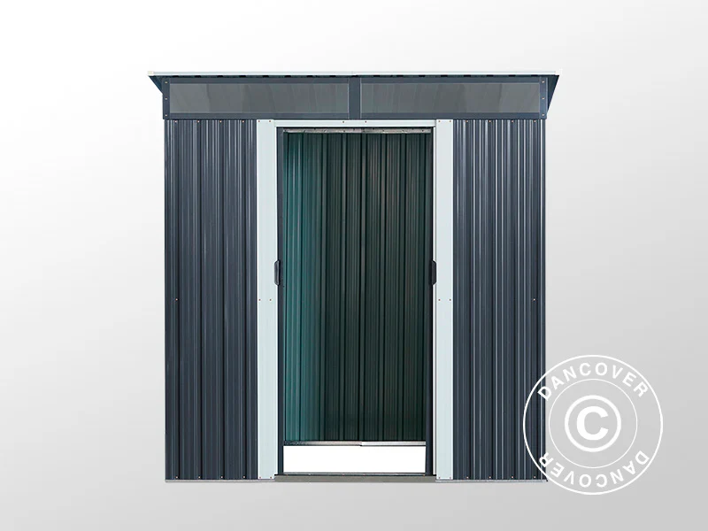 Szopa ogrodowa ze świetlikiem 1,95x1,21x1,96m, 2,35m², ProShed®, Antracyt/Biały - Image 6