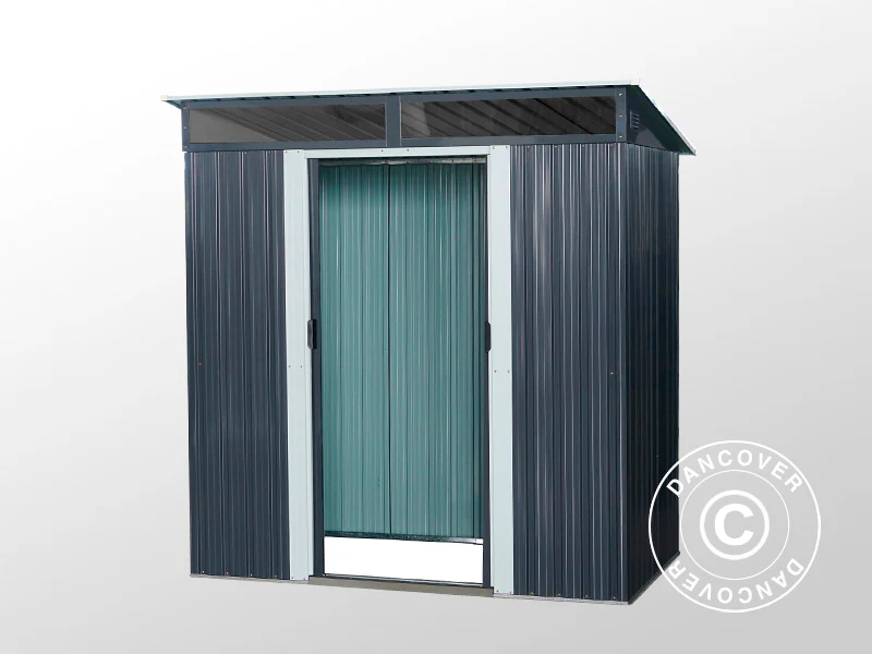 Szopa ogrodowa ze świetlikiem 1,95x1,21x1,96m, 2,35m², ProShed®, Antracyt/Biały - Image 7