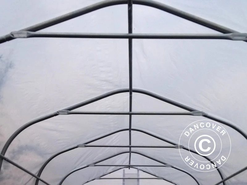 Tunel foliowy, 2,4x6x2,4m, PE, 14,4m², Przezroczysty - Image 7