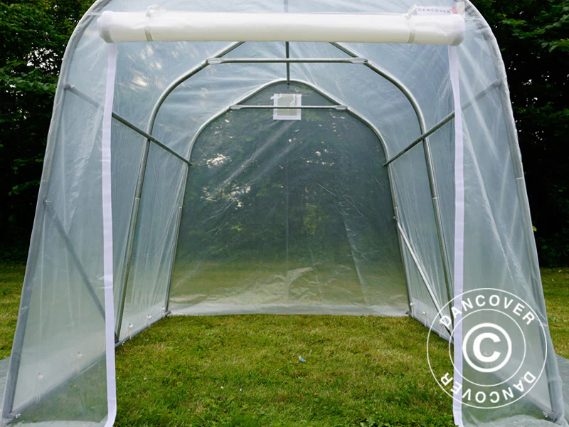 Tunel foliowy, 2x2x2m, PE, 4m², Przezroczysty - Image 10