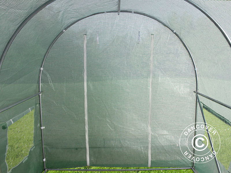 Tunel foliowy 2x3x2m, 6m², Zielony - Image 5