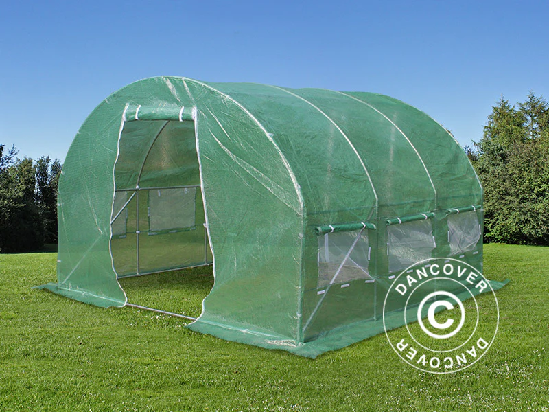 Tunel foliowy 3x3x2m, 9m², Zielony - Image 2