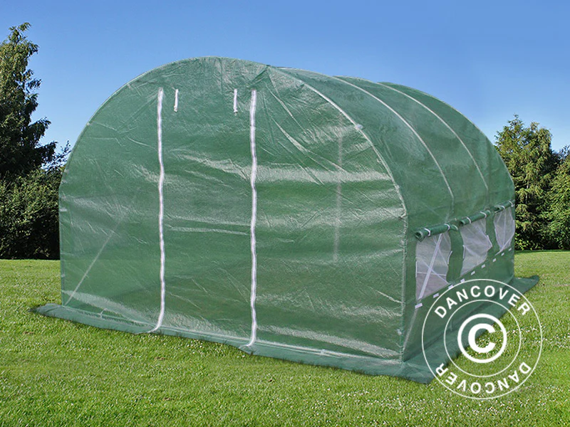 Tunel foliowy 3x3x2m, 9m², Zielony - Image 4