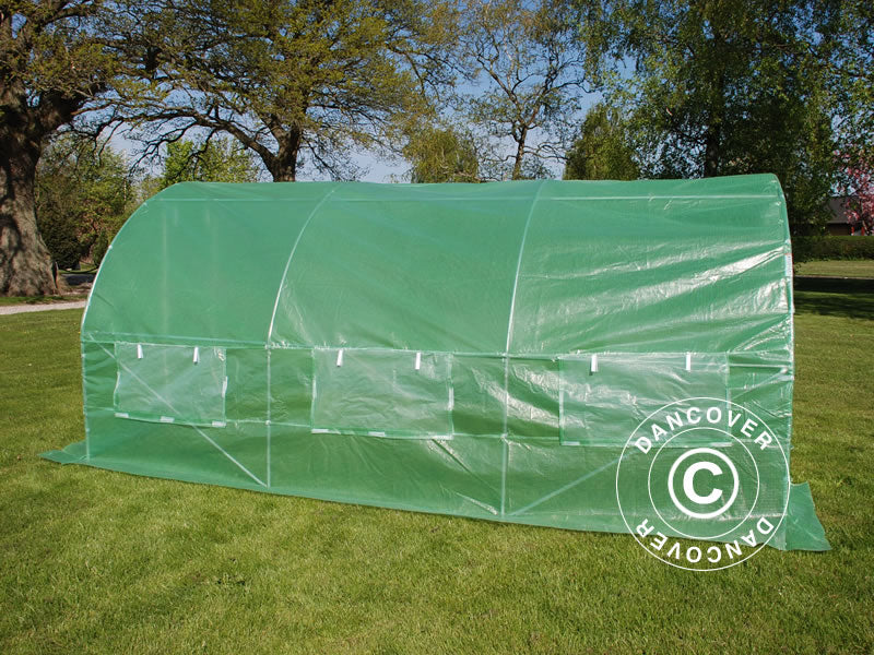 Tunel foliowy 3x4,5x2m, 13,5m², Zielony - Image 5