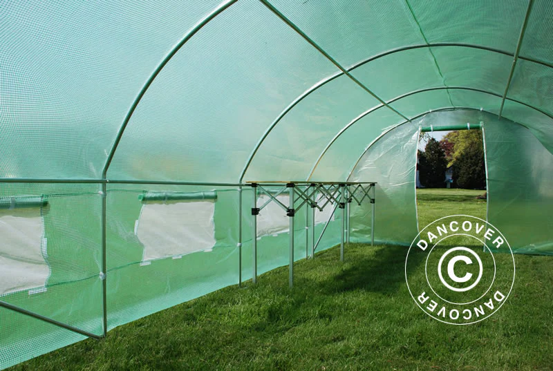 Tunel foliowy 3x6x2m, 18m², Zielony - Image 3
