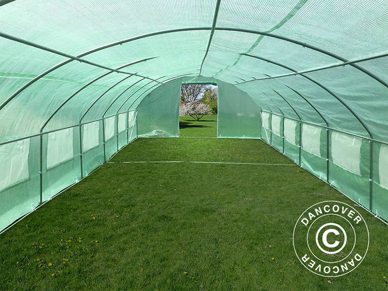 Tunel foliowy 4x10,6x2m, 42,4m², Zielony - Image 11