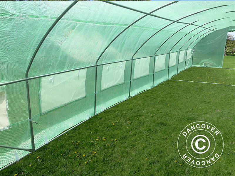 Tunel foliowy 4x10,6x2m, 42,4m², Zielony - Image 13