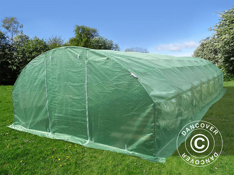 Tunel foliowy 4x10,6x2m, 42,4m², Zielony - Image 2