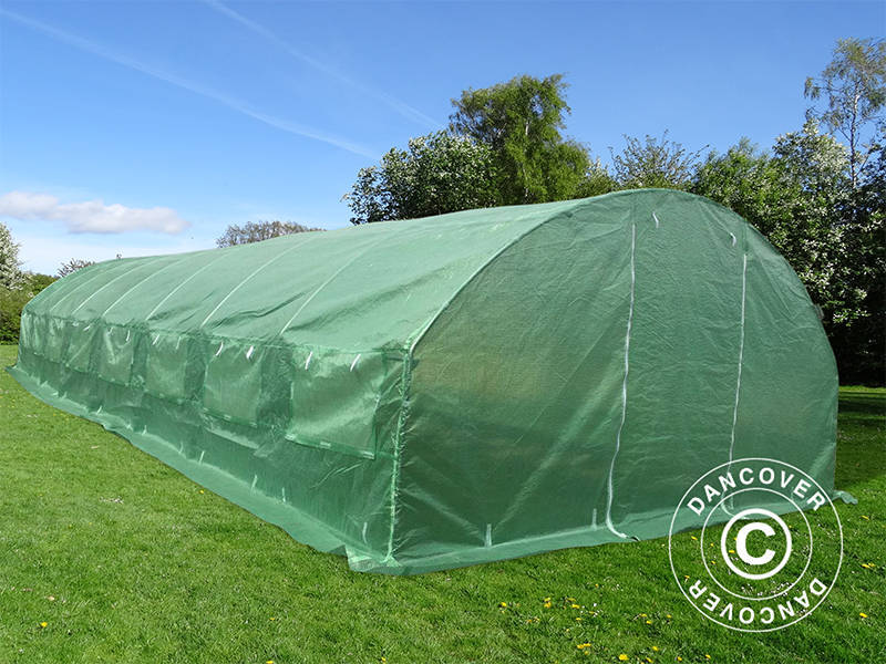 Tunel foliowy 4x10,6x2m, 42,4m², Zielony - Image 3