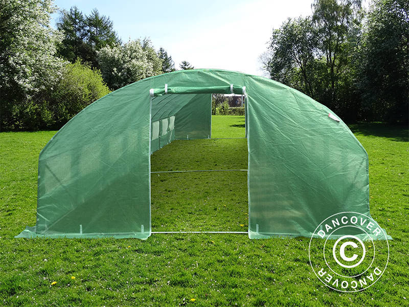 Tunel foliowy 4x10,6x2m, 42,4m², Zielony - Image 4