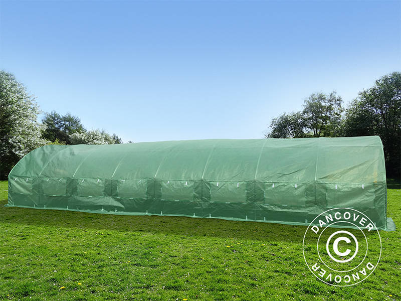 Tunel foliowy 4x10,6x2m, 42,4m², Zielony - Image 6