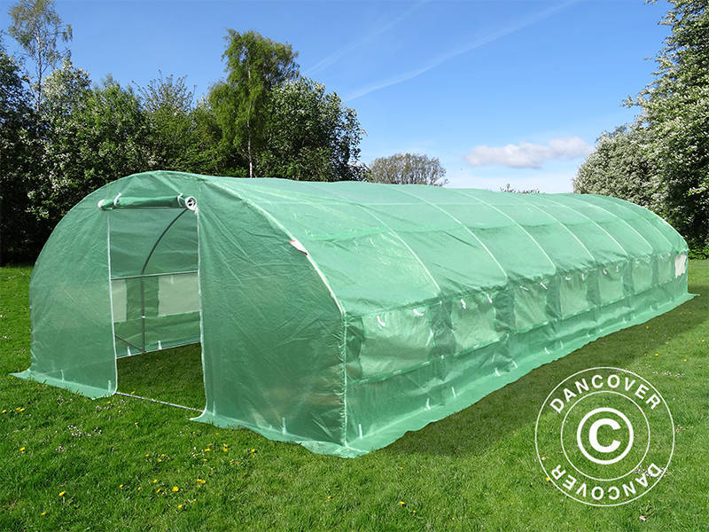 Tunel foliowy 4x10,6x2m, 42,4m², Zielony - Image 7