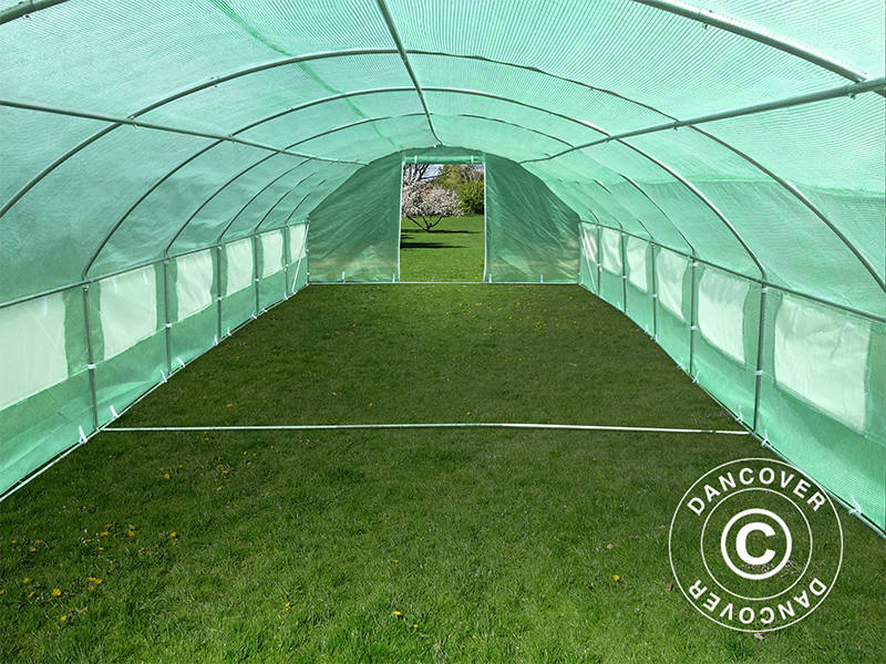 Tunel foliowy 4x10,6x2m, 42,4m², Zielony - Image 8