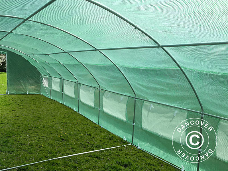 Tunel foliowy 4x10,6x2m, 42,4m², Zielony - Image 9