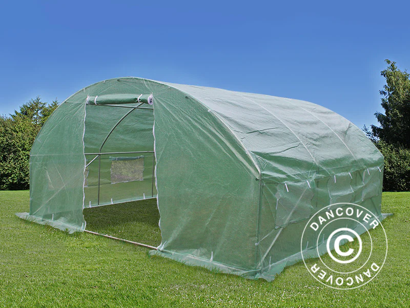 Tunel foliowy 4x4x2m, 16m², Zielony - Image 3