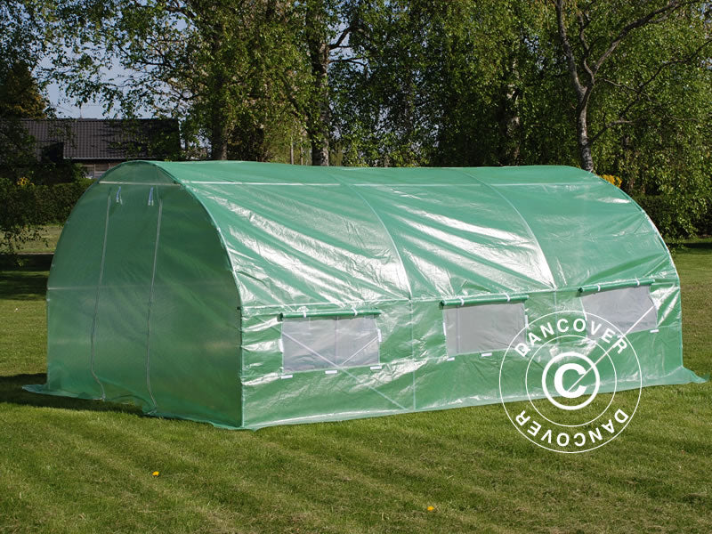 Tunel foliowy 4x4x2m, 16m², Zielony - Image 4