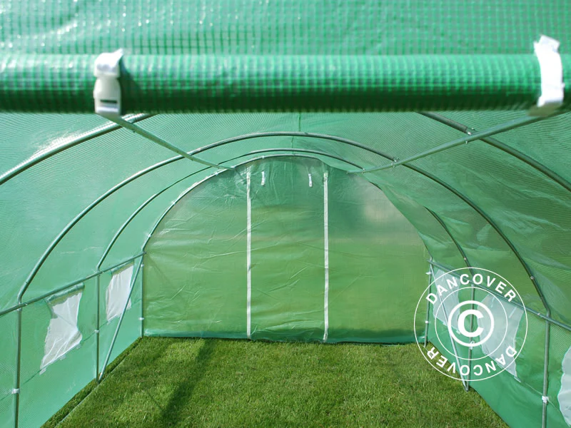 Tunel foliowy 4x6,6x2m, 26,4m², Zielony - Image 12