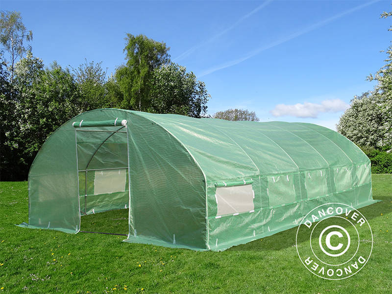 Tunel foliowy 4x6,6x2m, 26,4m², Zielony - Image 2