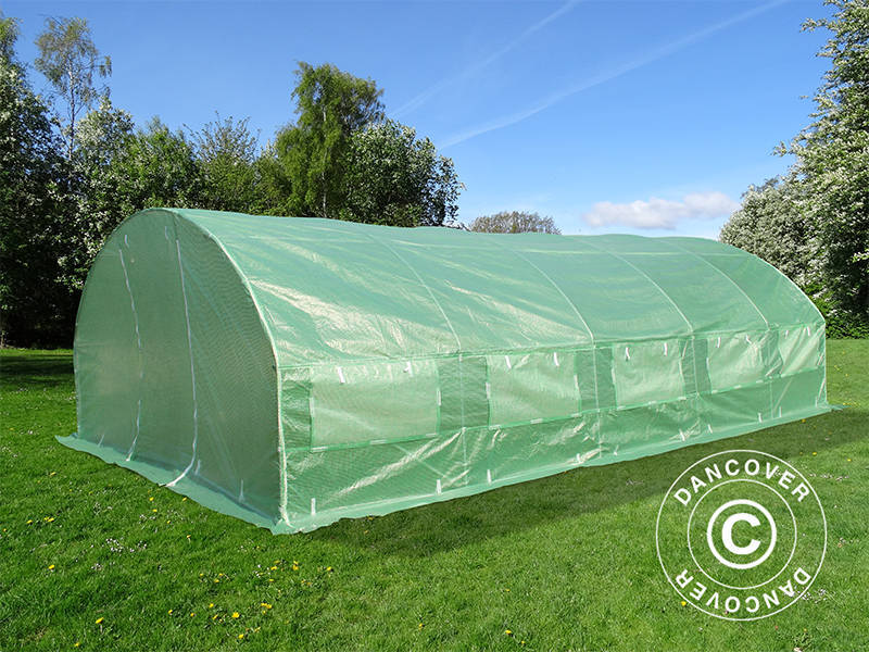 Tunel foliowy 4x6,6x2m, 26,4m², Zielony - Image 3