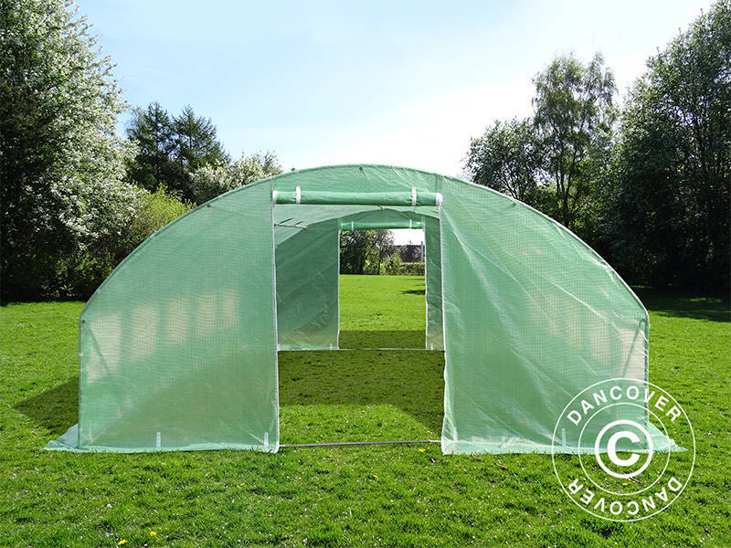 Tunel foliowy 4x6,6x2m, 26,4m², Zielony - Image 6