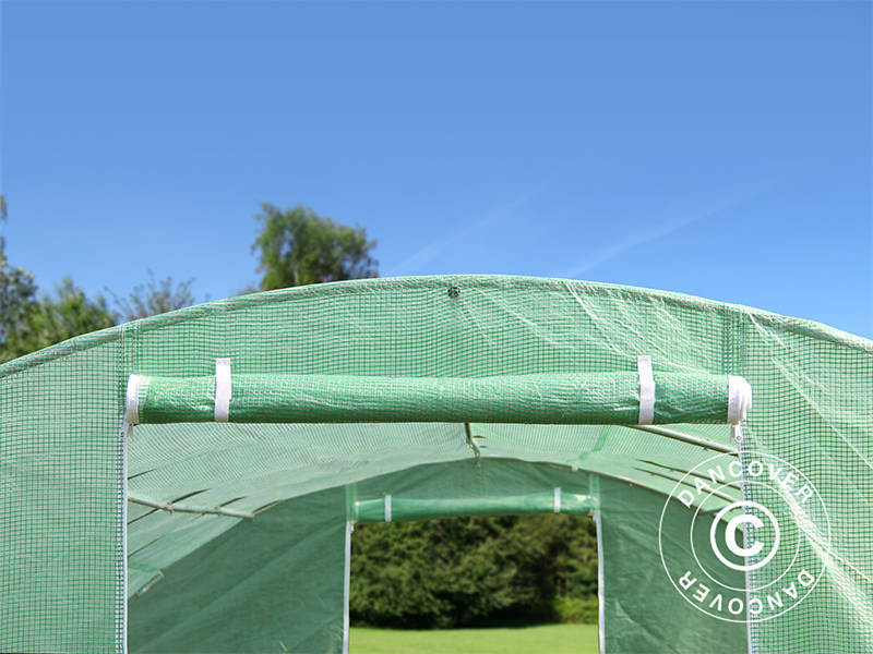 Tunel foliowy 4x6,6x2m, 26,4m², Zielony - Image 9