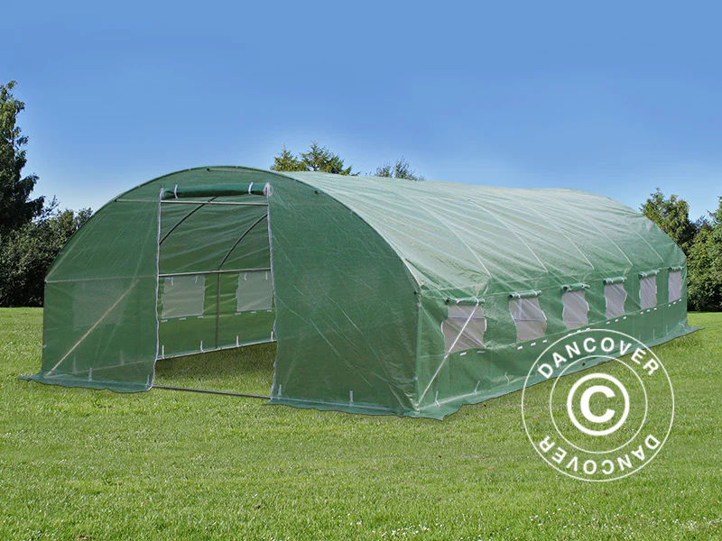 Tunel foliowy 4x8x2m, 32m², Zielony - Image 2