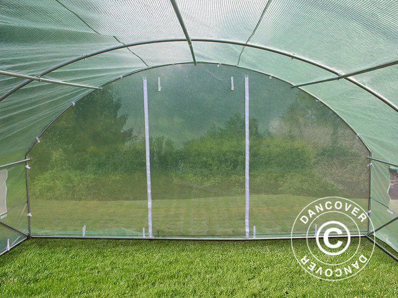 Tunel foliowy 4x8x2m, 32m², Zielony - Image 3