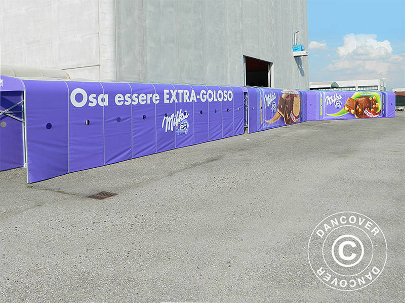 Tunel stadionowy, składany, 2,5x11,33x2,2m, Biały - Image 8