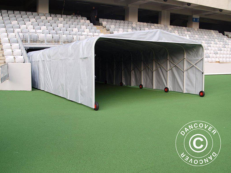 Tunel stadionowy, składany, 2x10,3x2,2m, Biały - Image 4