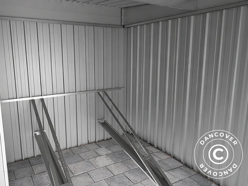 Wiata rowerowa 1,38x2,17x1,65m, ProShed®, 2,99m2, Antracyt - Image 3
