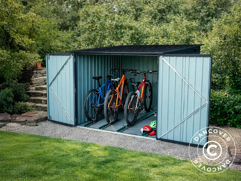 Wiata rowerowa 2,06x2,04x1,63m, 4,2m2, ProShed®, Antracyt - Image 2