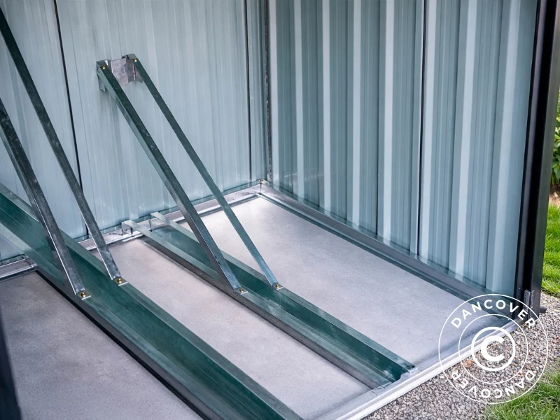 Wiata rowerowa 2,06x2,04x1,63m, 4,2m2, ProShed®, Antracyt - Image 6