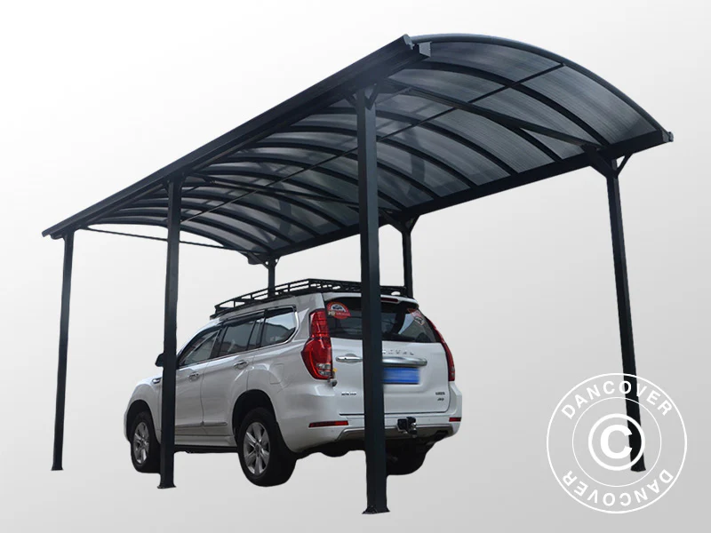 Wiata XL Boston, 3,59x7,62x3,6m, Szara - Image 3