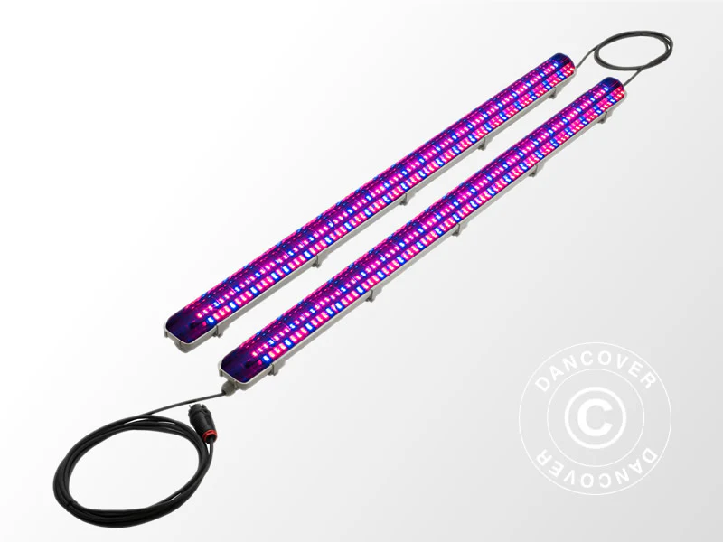 Świetlówka LED do uprawy roślin 1,26m, 2 sztuki, Szara - Image 3