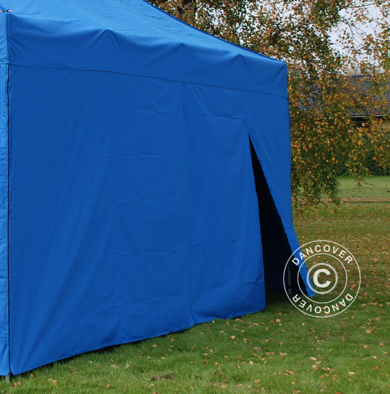 Zestaw ścian bocznych dla Namiot ekspresowy FleXtents 3x3m, Niebieski - Image 6