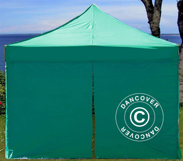 Zestaw ścian bocznych dla Namiot ekspresowy FleXtents 3x6m, Zielony - Image 3