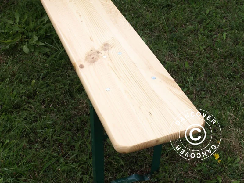 Zestaw piwny PRO 220x60x78cm, Jasne drewno - Image 3